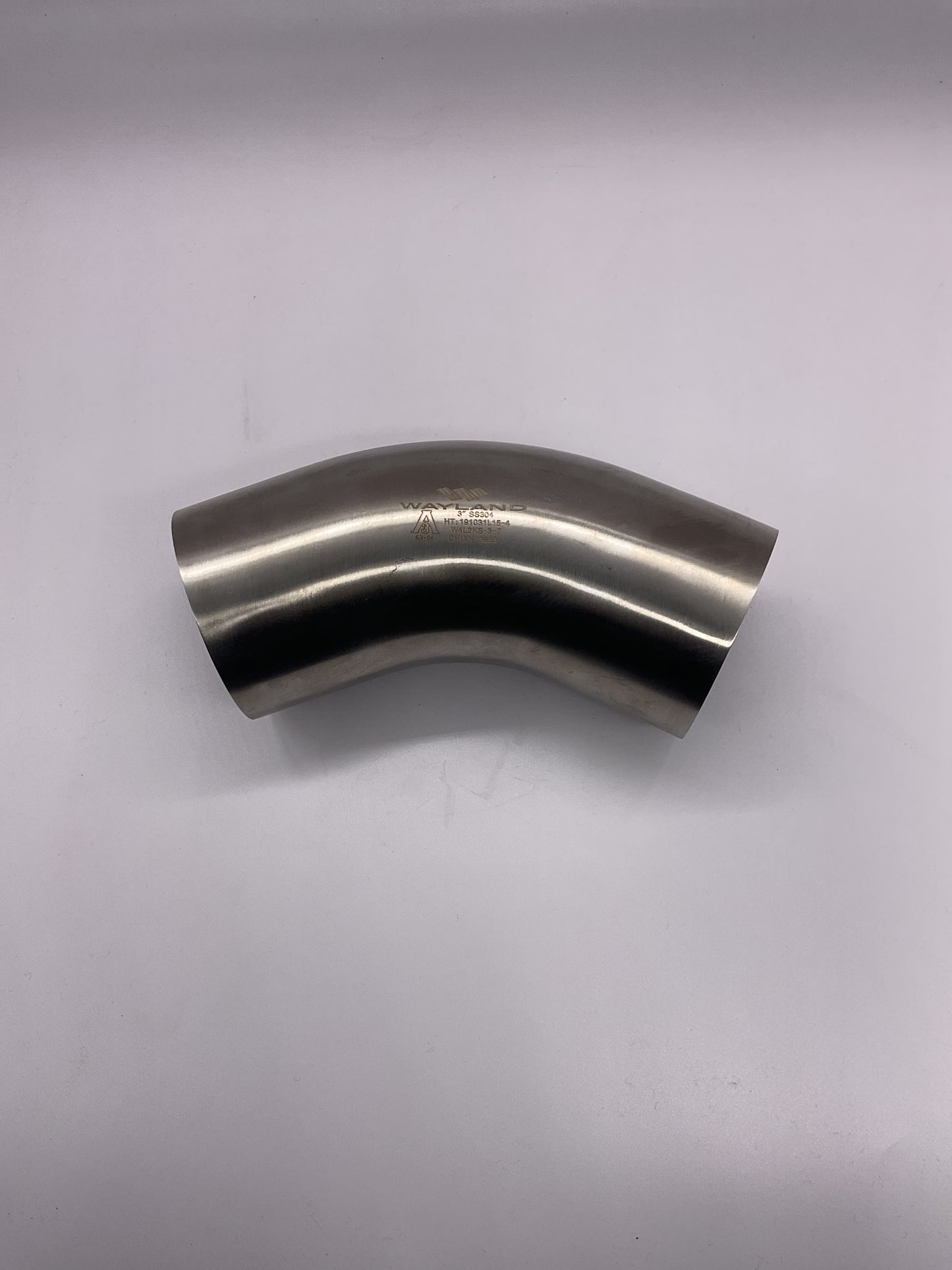 4” Polished 304 Weld In 45° Elbow