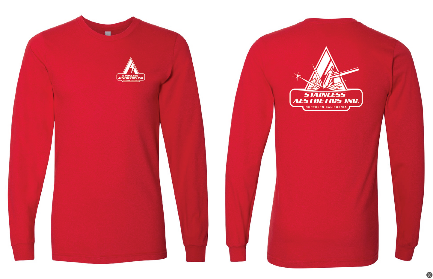 Stainless Aestehtics Long Sleeve Shirt (RED)