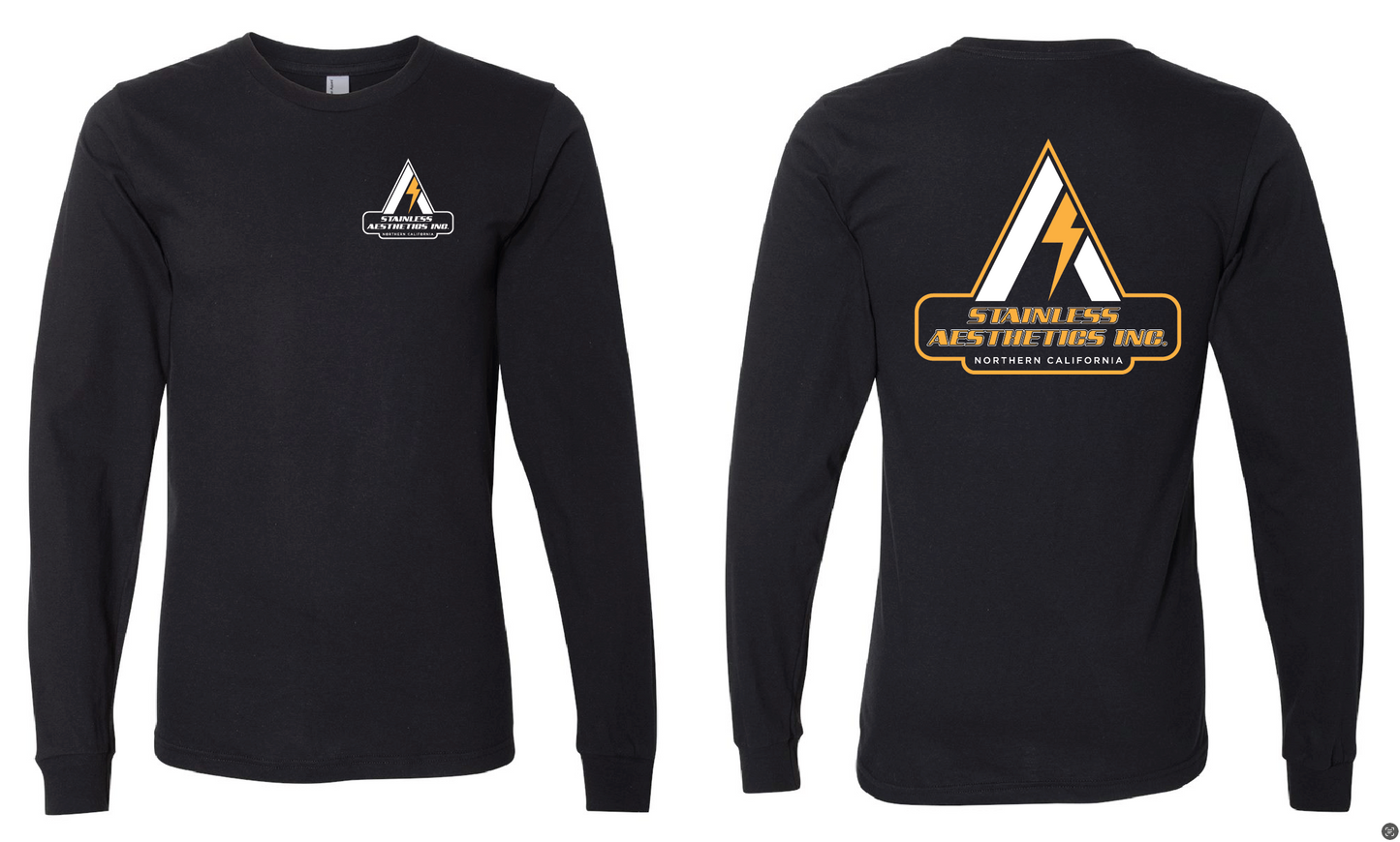 Stainless Aestehtics Long Sleeve Shirt (Black)