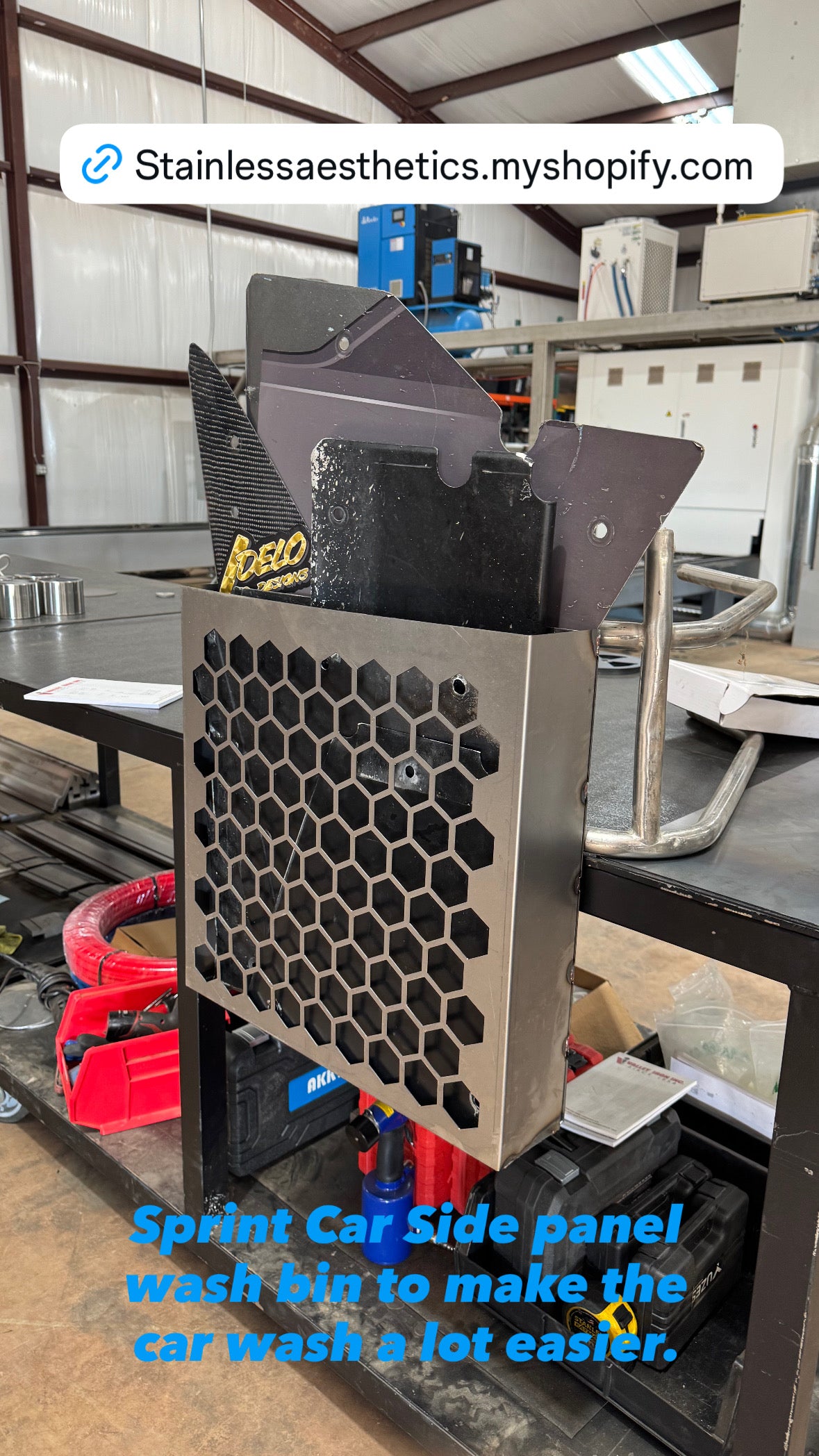 Sprint Car Wash Side Panel Wash Box