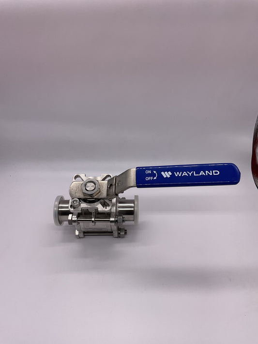 Wayland 1 1/2” Tri-clover Ball Valve