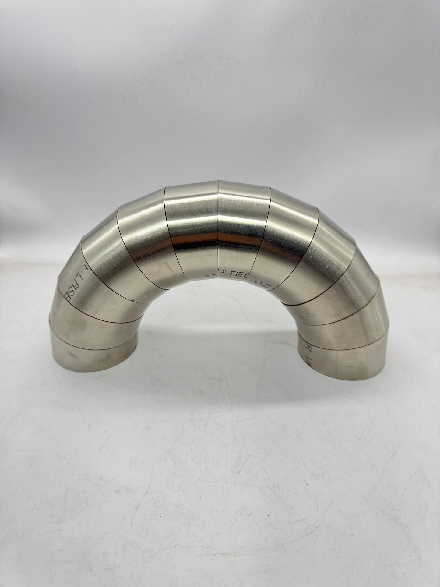 3" Bulk Pie Cuts - 4x 90 Deg Elbows (24 Pieces)  - Loose Radius - SS 304 .065" Wall  -