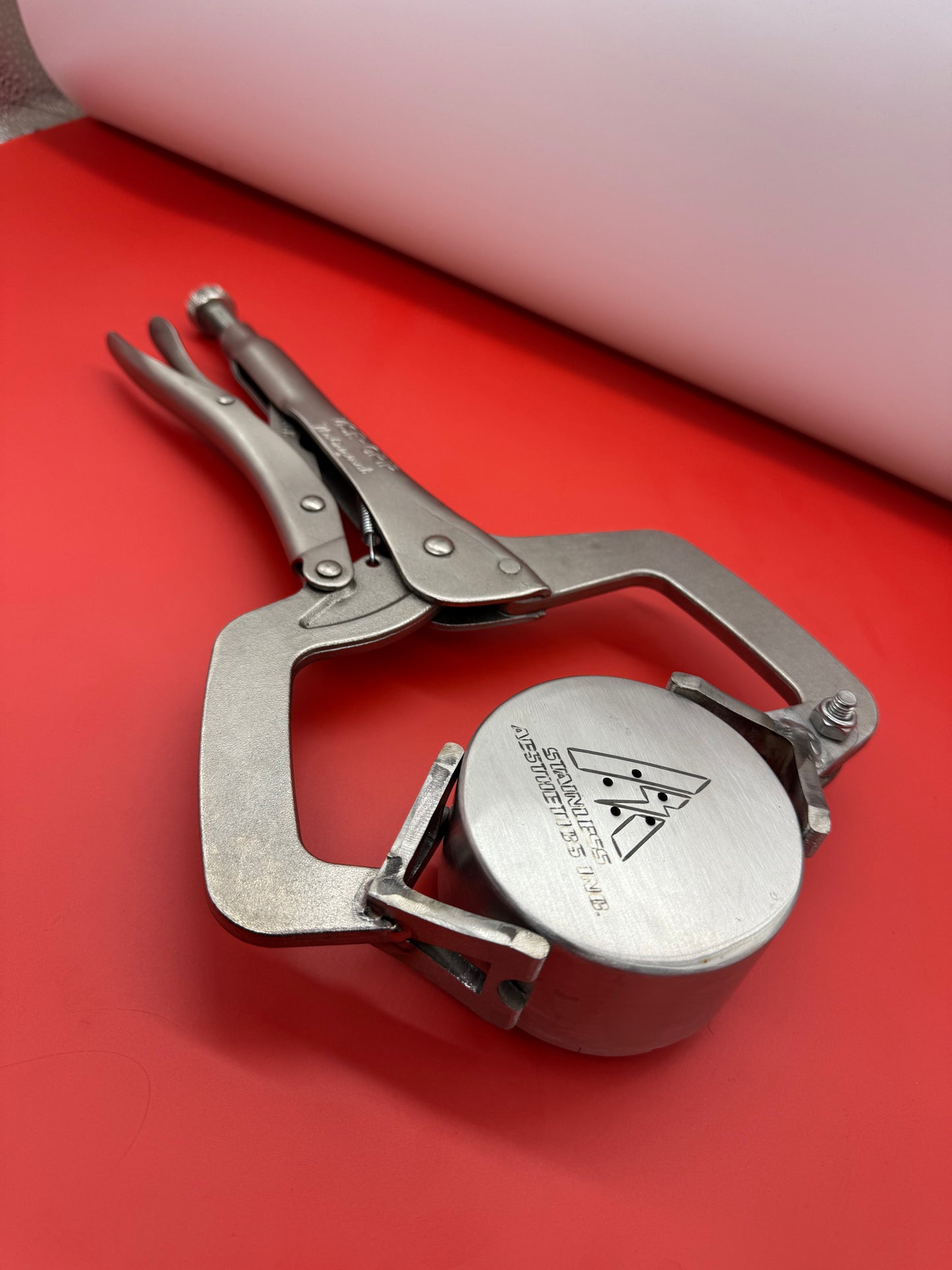 1.5"-4" Medium Slim Stainless Tube Fit-Up Clamps V.2